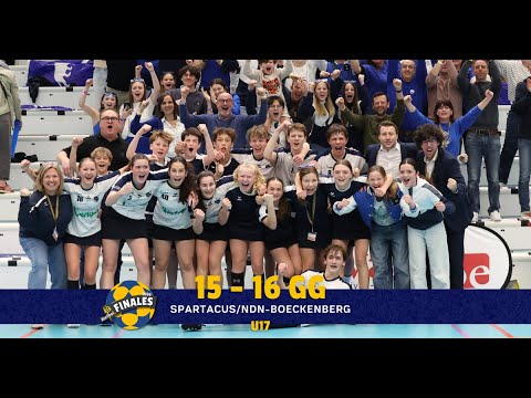 U17 BKC-Spartacus/AKC kruisfinale zaalcompetitie