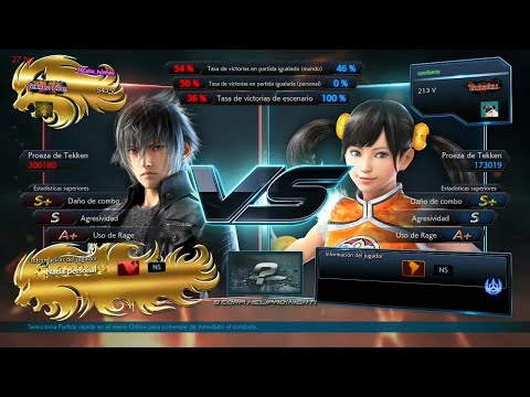 _L7 552_6 (TKCuba_Ivanhoe) Noctis vs Xiaoyu (corefuerte) - Tekken 7 ( Uchiha x24 ) PC sin Grafica