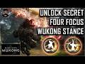 Secret 4 Focus Wukong Stance Permanent Unlock Black Myth