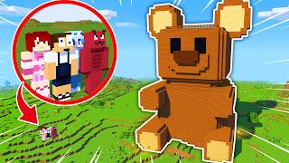 巨大なテディベアを登りきるまで終われません！【マインクラフト】