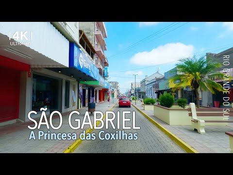 São Gabriel - Rio Grande do Sul 4K | Conheça o Centro da Cidade