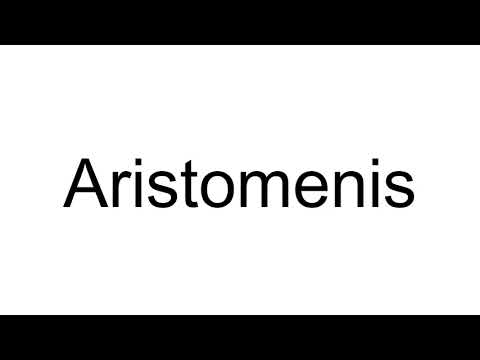 How to Pronounce Aristomenis