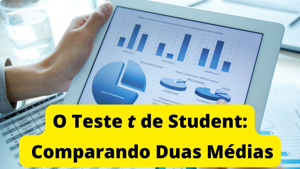 Teste t de Student:  Teste Aplicável para Comparar Duas Médias