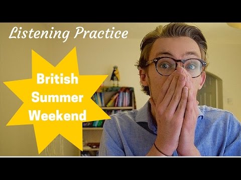 English Listening Practice: My Weekend