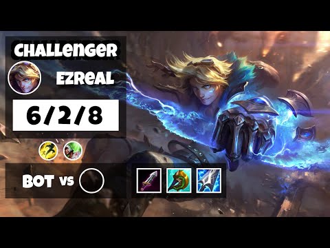 Ezreal 11.12 Gameplay Challenger Replay Bot Lane - S11 (6/2/8) - OCE