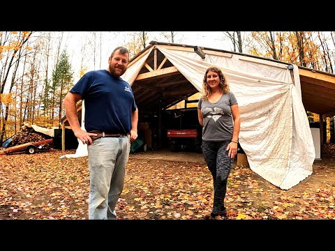 Better And Better! DIY Pole Barn - Electrical & Lighting With the Bluetti AC300 + B300 Power station