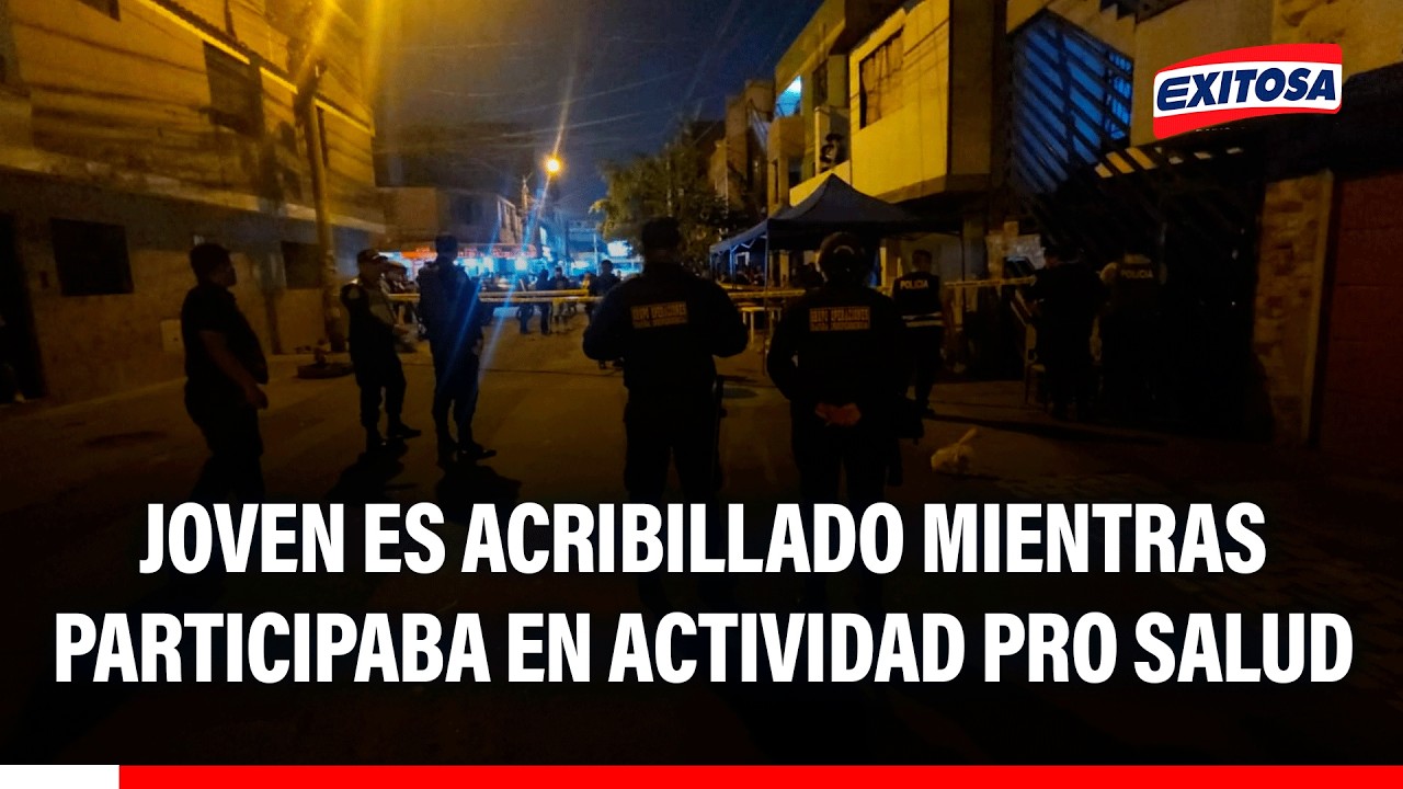 🔴🔵 Independencia: Joven es acribillado mientras participaba en una actividad pro salud