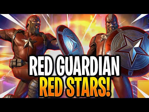 *NEW* RED GUARDIAN RED STAR ORB OPENING! - MARVEL Strike Force - MSF
