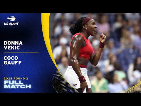 Donna Vekic vs. Coco Gauff Full Match | 2025 US Open Round 2