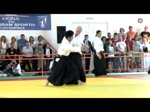 Waka Sensei Ueshiba Mitsuteru Demonstration in Cluj - International Aikido Federation