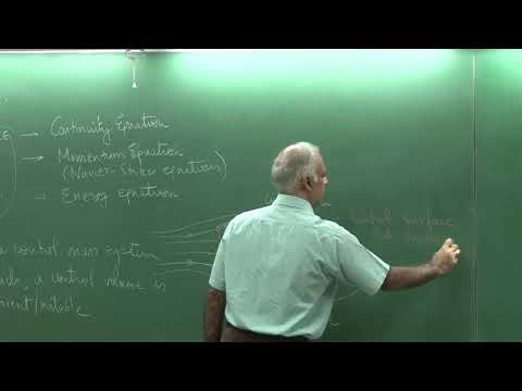 Lecture_07_PartA: Control Mass vs Volume Analysis(Fluid Mechanics and Rate Procs by Sanjay Mittal)