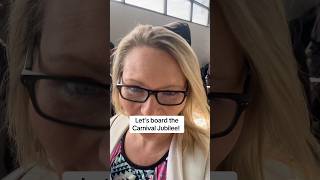 Boarding the Carnival Jubilee ! #cruise #carnival #carnivaljubilee