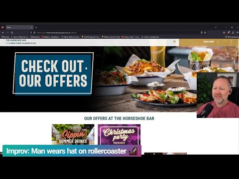 Lunch at the Horseshoe Bar, Glasgow