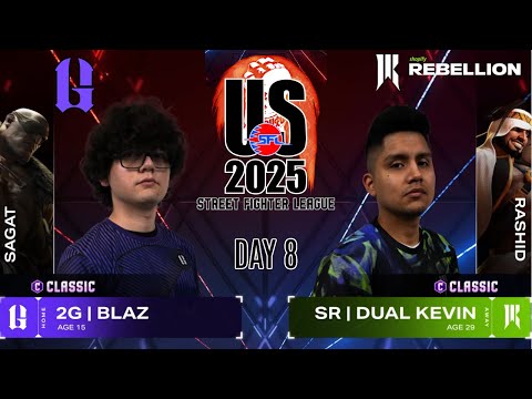 ⚡ Dual Kevin (Rashid) vs Blaz (Sagat) — Street Fighter League US 2025