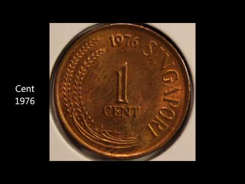 Singapore 1 Cent coins