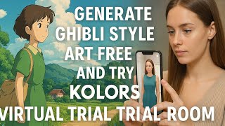 Generate Image Trending Using AI Models | Ghibli Style Art | Try Kolors