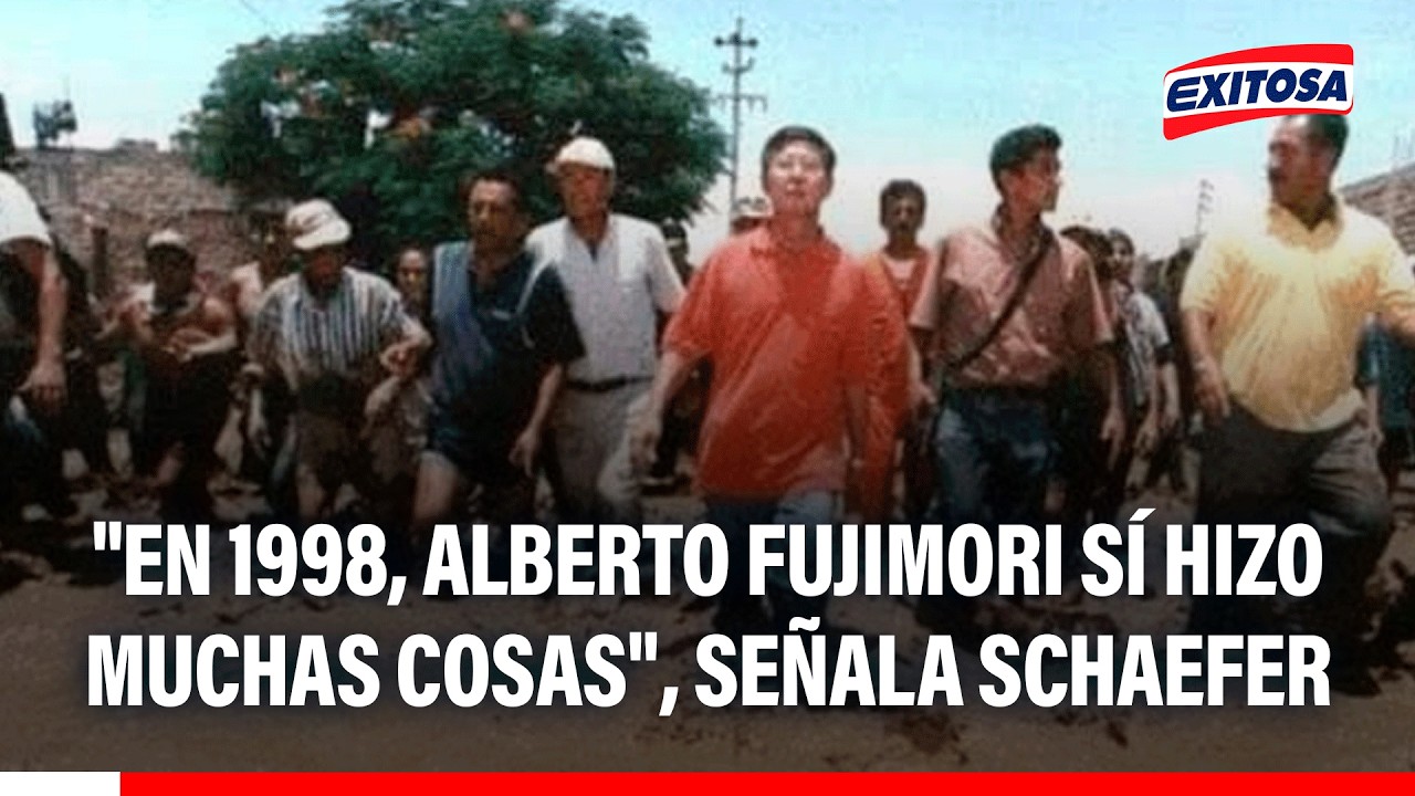 🔴🔵 "En 1998, Alberto Fujimori sí hizo muchas cosas", señala Karla Schaefer