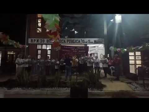 Mateada Literaria 25 CORO VOLVER A VIVIR. Puerto Tirol. Chaco. Argentina. 