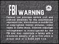 Tracking Control And FBI Warning Screen And Video Treasures Presents Logo