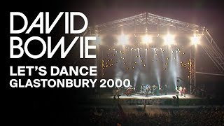 David Bowie - Let&#39;s Dance, Live at Glastonbury 2000 (Video Clip)