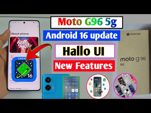 Moto g96 android 16 update 🔥new features , moto g96 new update