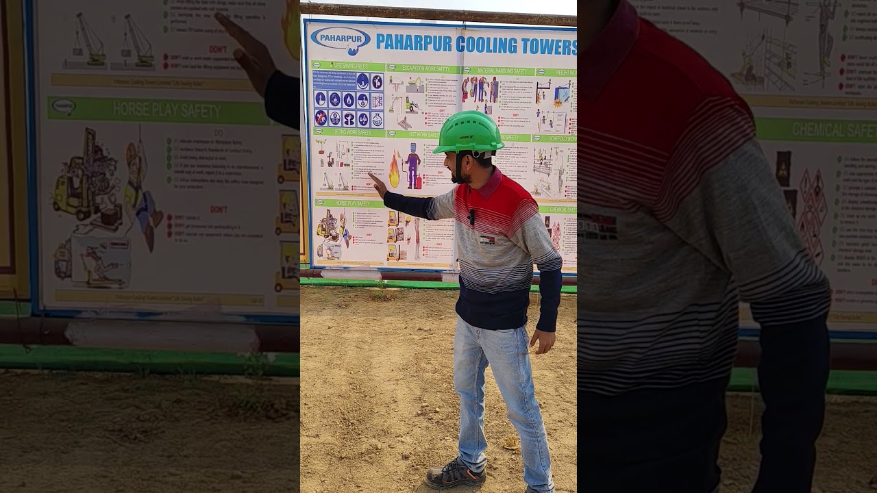 Life Saving rules Safety Posters displayed.