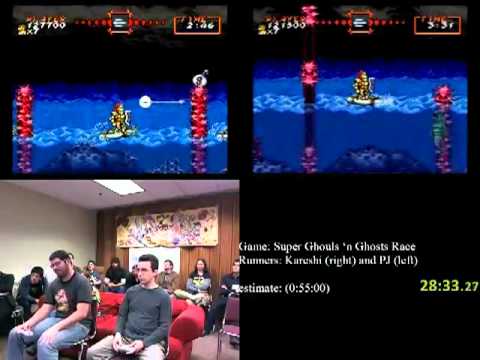 Super Ghouls 'n Ghosts Speedrun Race (44:34) - AGDQ 2012