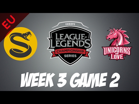 Splyce vs. Unicorns Of Love | Game 2 | HIGHLIGHTS | EU LCS W3D1 2017 Spring split
