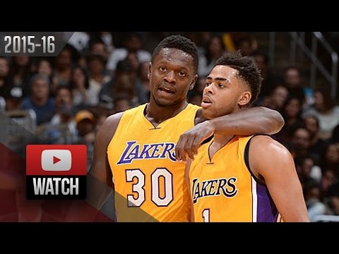 D'Angelo Russell & Julius Randle Full Highlights vs Raptors (2015.11.20) - 35 Pts Total