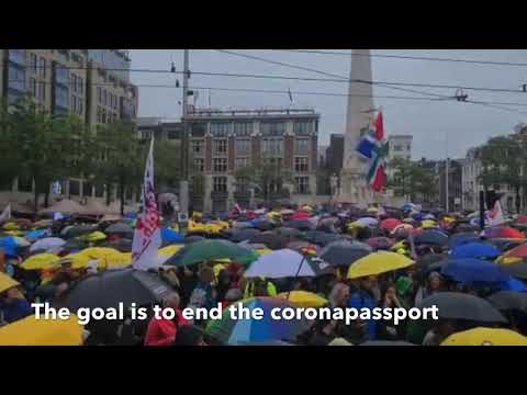Mega Demo Amsterdam against coronameasures now!