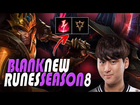 SKT Blank Jarvan Jungle - Season 8 New Runes