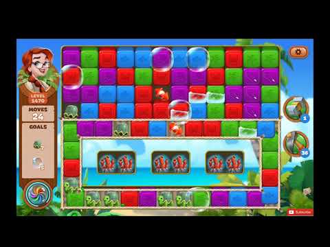 Lost Island Blast Adventure Level 1470 NO BOOSTERS - A S GAMING ✔