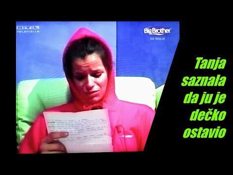Big Brother 3 Hrvatska (2006) - Tanja saznaje da ju je dečko ostavio i našao drugu