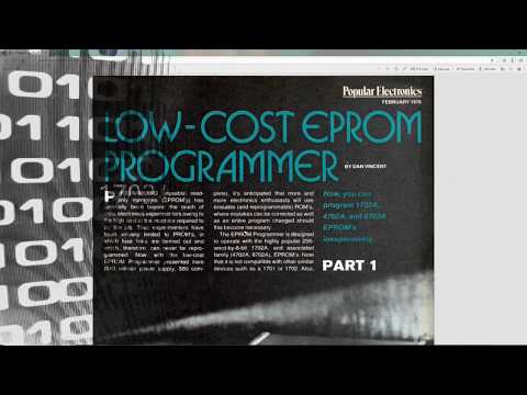 STB443 - Altair 8800 - Part 68 - 1702A EPROM Programmer  - Introduction