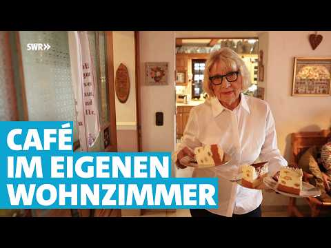 Ihr Wohnzimmer ist jetzt ein Café: Rentnerin Christel Weber und ihr "Café Röschen"
