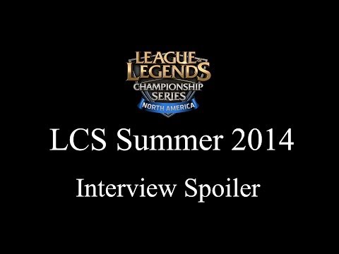 LCS NA Summer 2014 W4D2: Cloud 9 vs Team Dignitas Interview (15.06.2014)