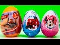 Kinder Surprise eggs Planes Spiderman Minnie Mouse Huevos Kinder Sorpresa