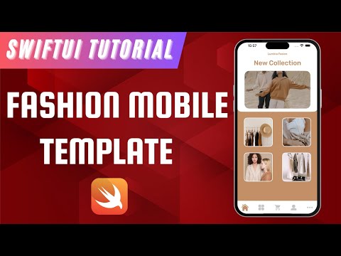 Fashion Mobile App in SwiftUI #swiftui #swiftuitutorial #coding  #fashion #fashionmobile #prototype