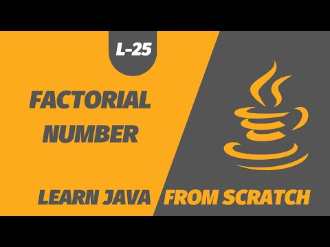 Factorial Using Recursion In Java Java Beginners Tutorial 25