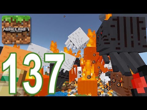 TapGameplay - Minecraft: PE - Gameplay Walkthrough Part 137 - 3 Headed Ghast (iOS, Android)