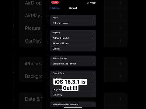 iOS/ iPadOS 16.3.1 is out !!! #shorts
