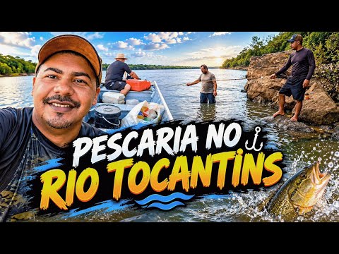 PEIXE FRITO, PEQUI E PESCARIA NO RIO TOCANTINS 