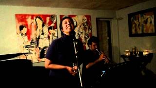 Daniel Hewson e  Ricardo Pinto, com Maria Viana - Cascais Jazz Club