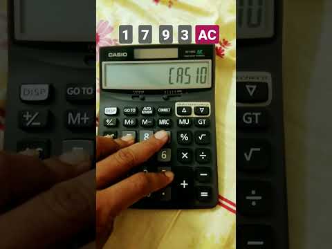how to write CASIO in DJ-120D calculator