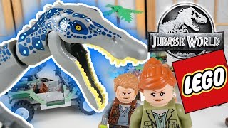 YouTube thumbnail: LEGO Jurassic World 2019 | Baryonyx Face-Off: The Treasure Hunt | 75935 | Review