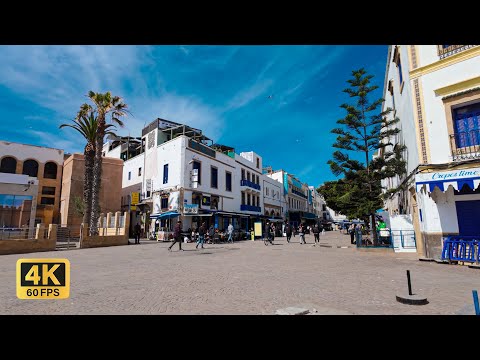 Walking in Essaouira - Morocco - Mogador - UNCUT [4k 60p]