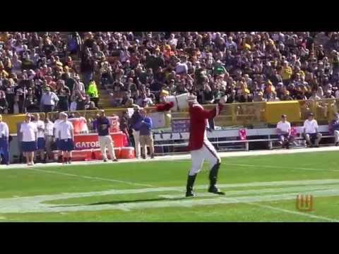 Wisconsin Marching Band Pre-Game at Lambeau Field 10-11-15