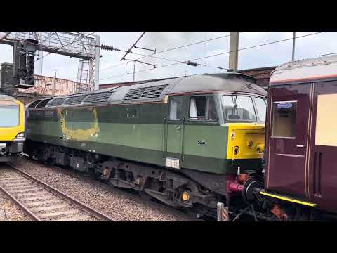 Class 47815 greatest western & northern belle class 57313 Scarborough Castle Woodlesford to Carlisle