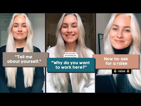 COMPILATION | TikTok Job Interview Tips & Examples | @erinmcgoff