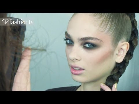 Hair & Makeup - Models & Makeup Backstage at Jeremy Scott Spring/Summer 2013 | New York Fashion Week NYFW |FashionTV